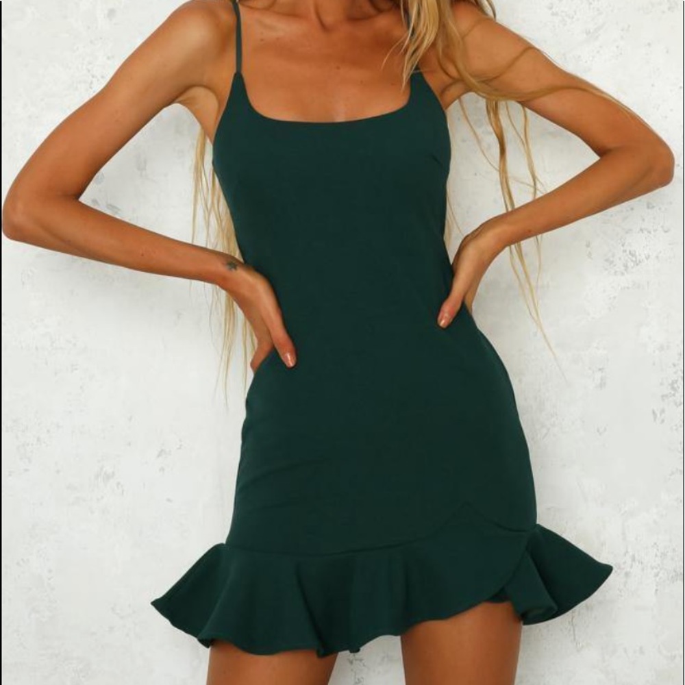 Hello Molly Forest Green Dress